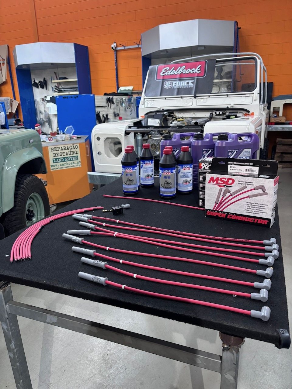 Guincho Racing - Range Rover Classic Rally Car - HT Lead upgrade